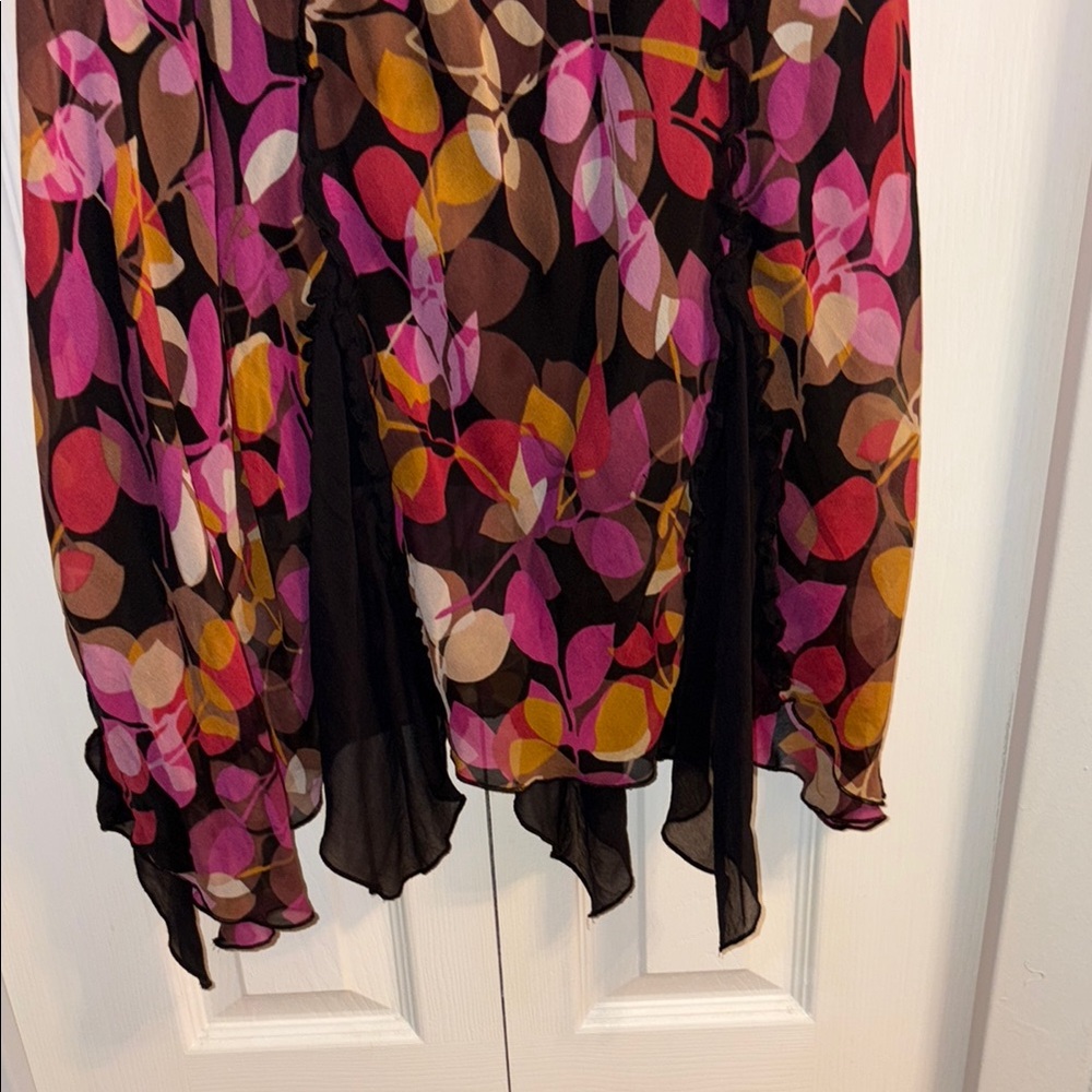 Floral Multicolor Midi Dress - Picture 9 of 10